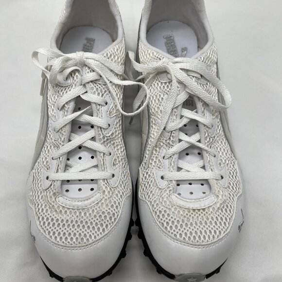 Nordstrom Women's Puma La Bamba XCS Patent White Metallic Silver - Picture 1 of 10